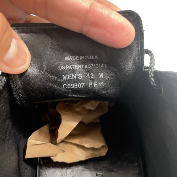 Cole Haan Shoes Chukka Men’s 12 M Leather Black Boots C09607